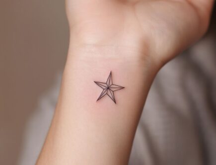 tatouage etoile deces